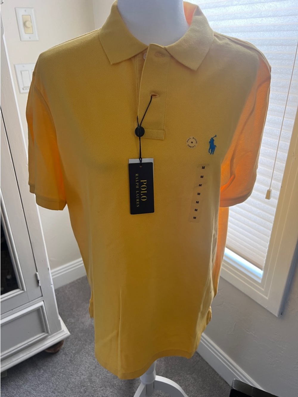 Polo by Ralph Lauren Men’s Yellow Short-Sleeve Polo Shirt